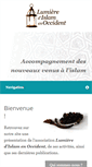 Mobile Screenshot of lumiere-islam.fr